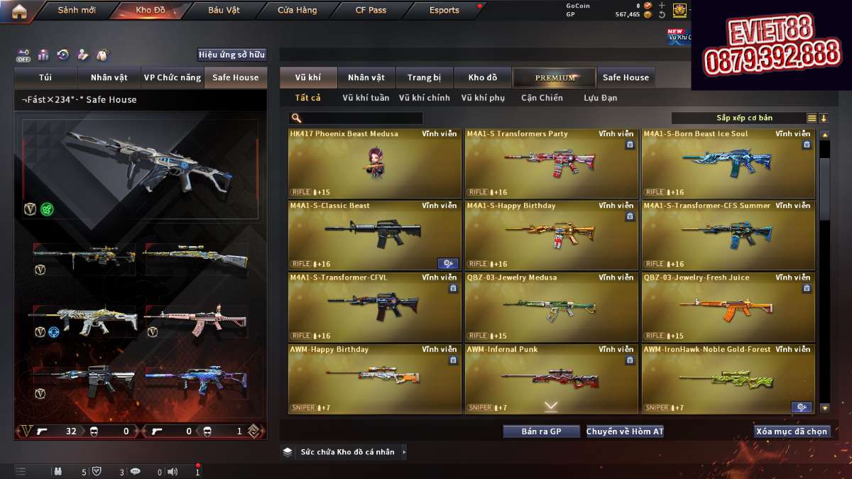 shop acc cf uy tin gia re